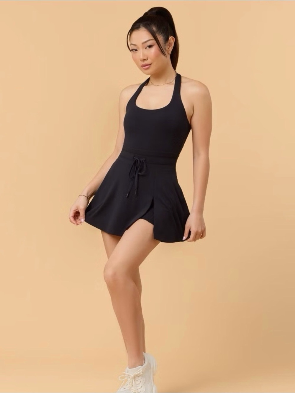 Blogilates Game day black dress